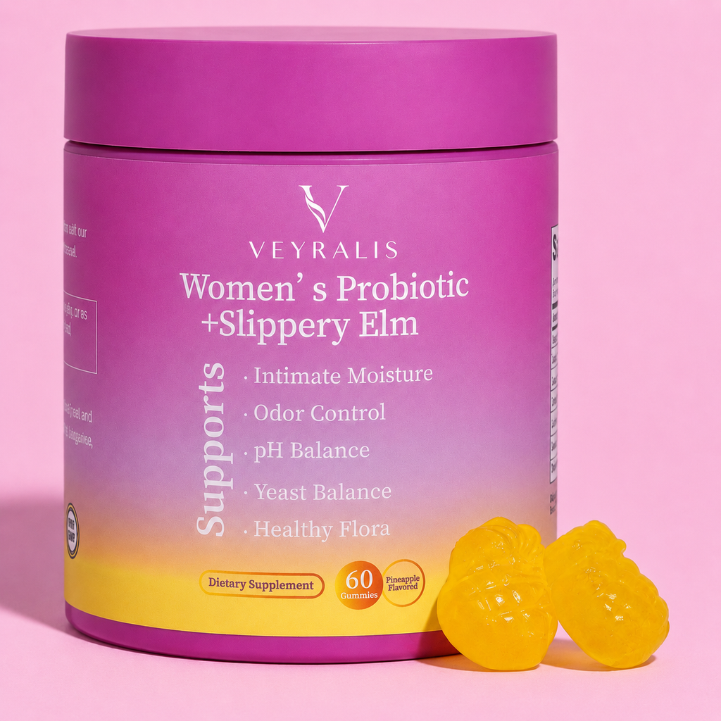 Veyralis Women’s Probiotic + Slippery Elm Gummies